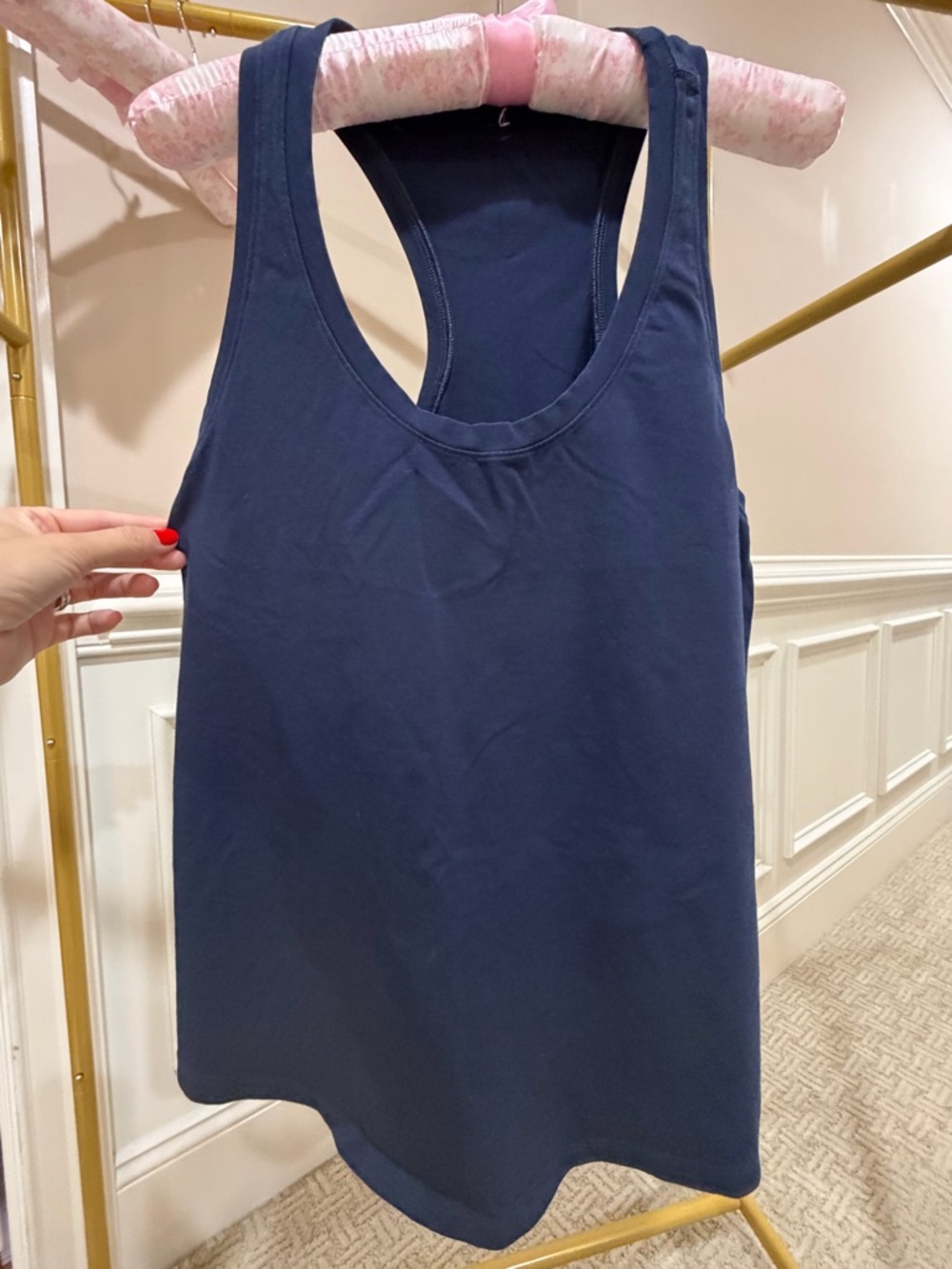 lululemon athletica Navy Racerback Tank